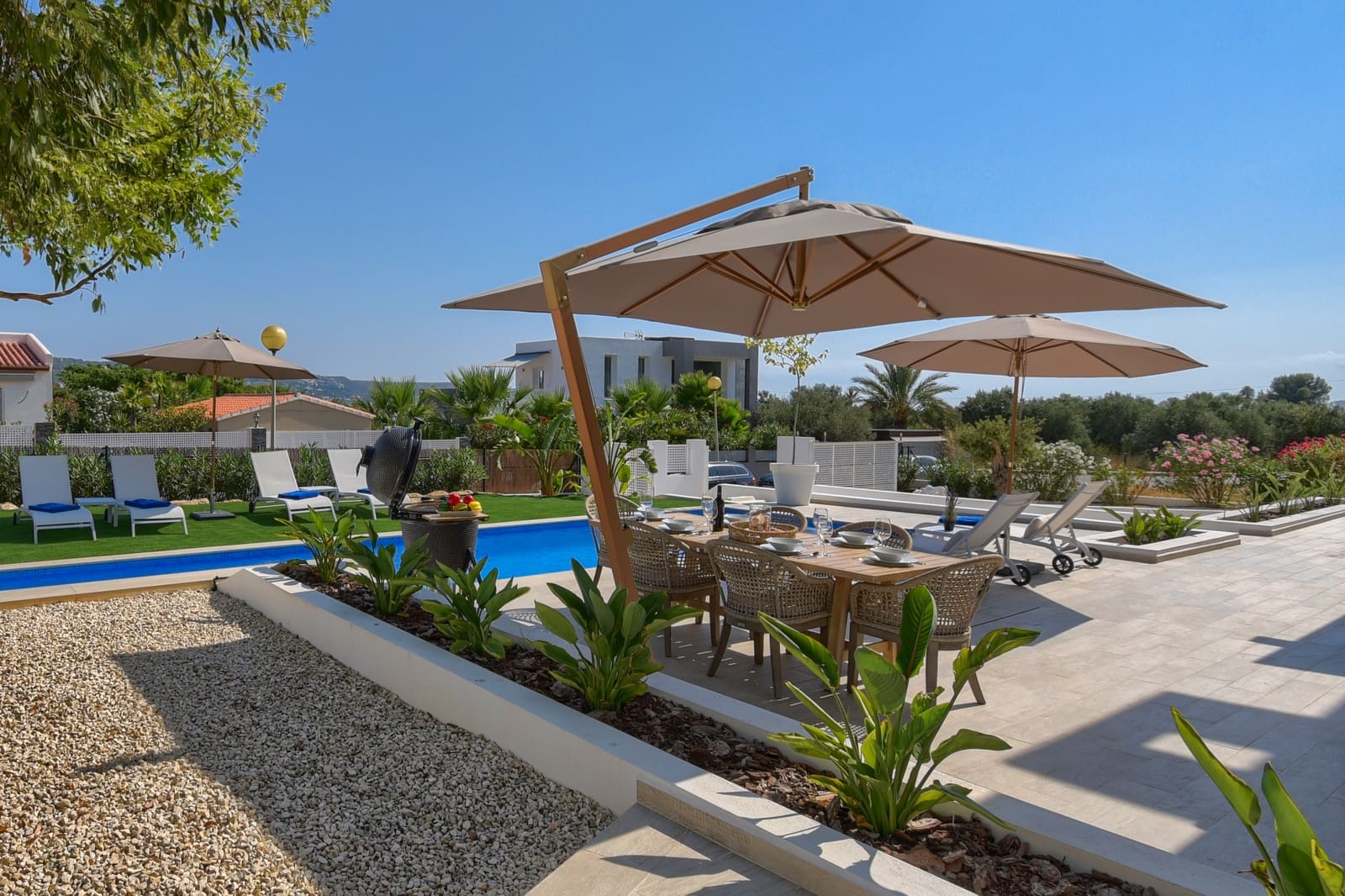 3 Zimmer Ferienvilla in Javea / Xabia mit Pool Garage - 1.066 € (Ref: 7006806)