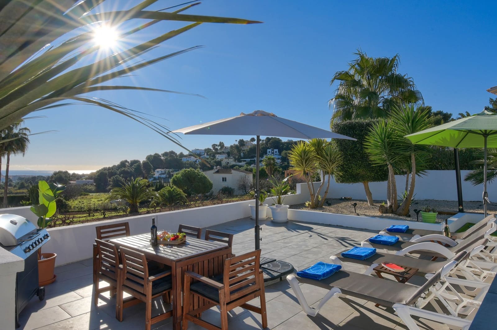 2 Zimmer Ferienvilla in Moraira mit Pool Garage - 547 € (Ref: 7327034)