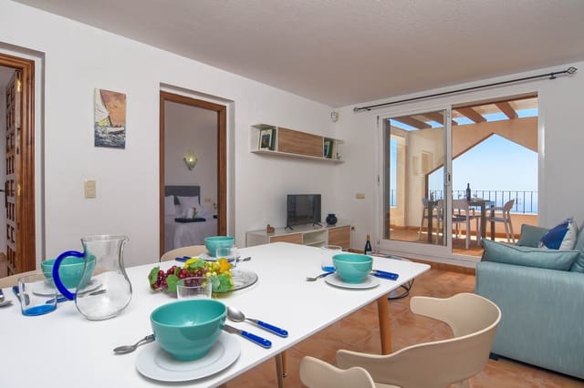 Apartamento de 2 habitaciones en Cumbre del Sol, Benitachell / Benitatxell en alquiler vacacional con piscina garaje - 486 € (Ref: 7574142)