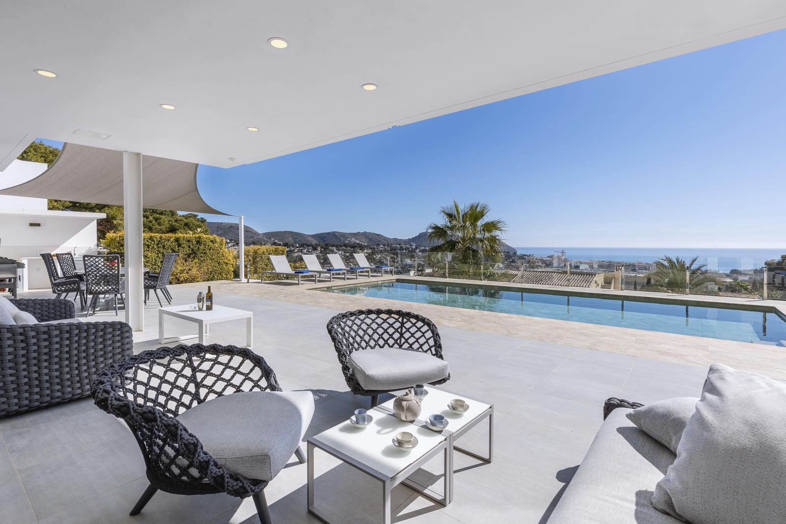 4 sovrum Villa för semesterbostäder i Moraira med pool garage - 1 700 € (Ref: 8061886)