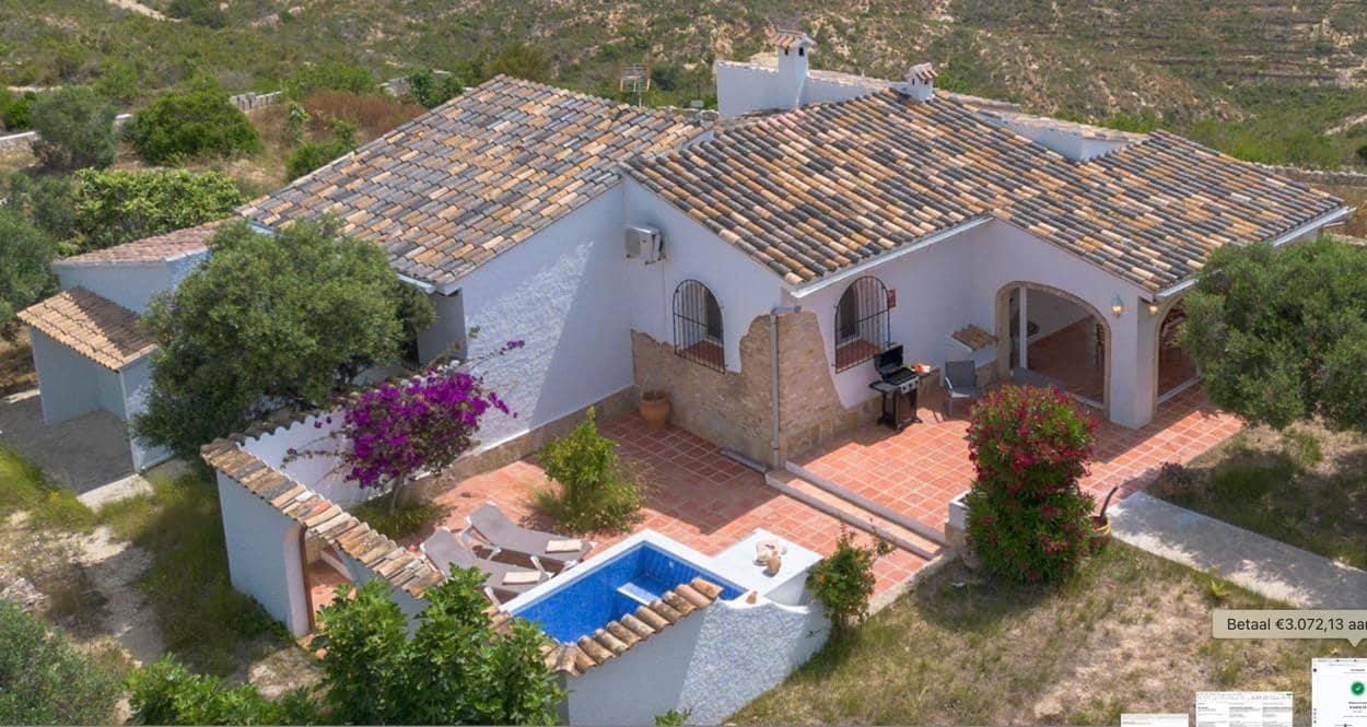 3 camera da letto Villa da affitare come casa vacanza in Cumbre del Sol con piscina garage - 692 € (Rif: 8327342)