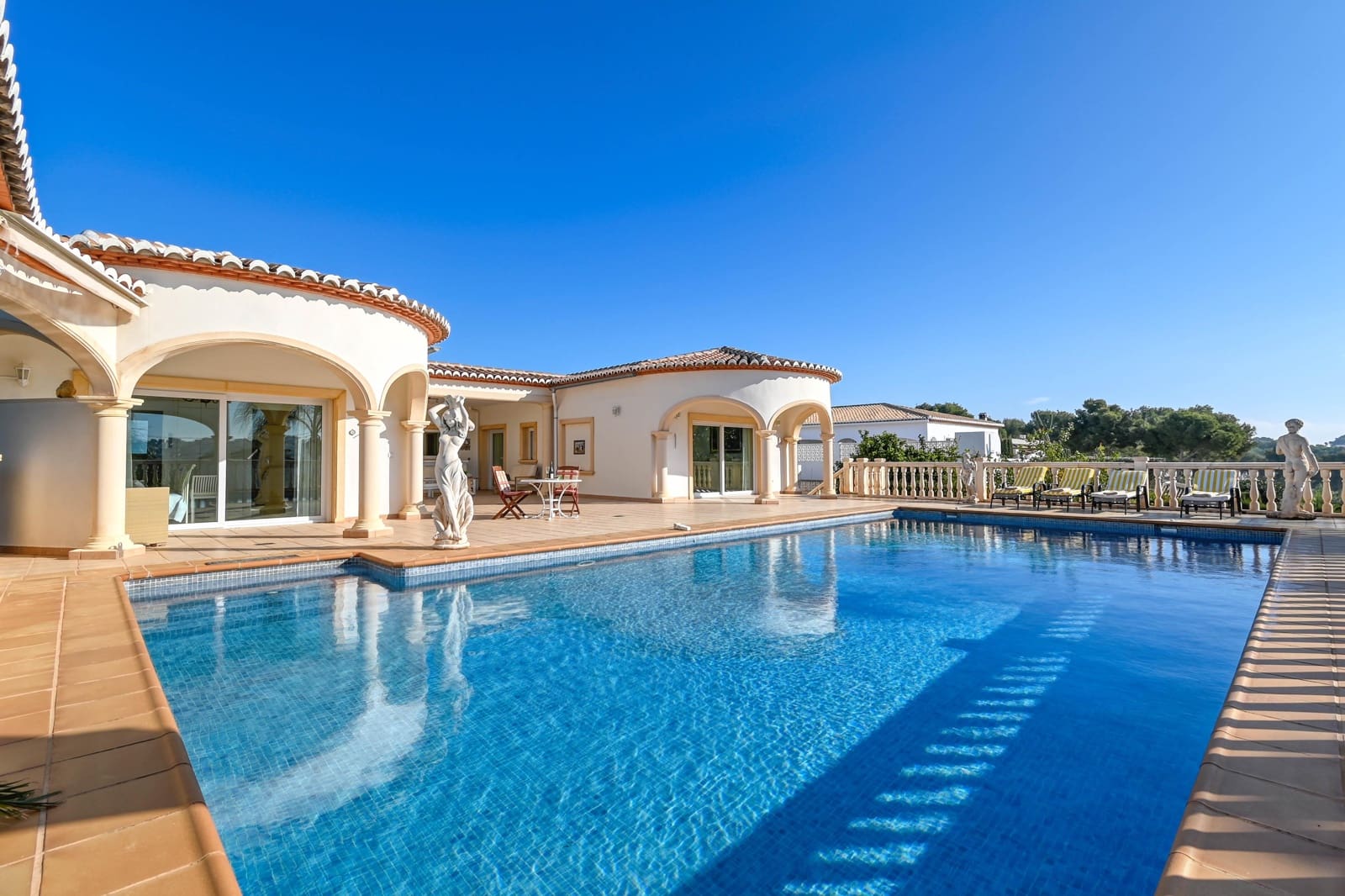 Chalet de 4 habitaciones en Javea / Xàbia en alquiler vacacional con piscina garaje - 1.137 € (Ref: 9676704)