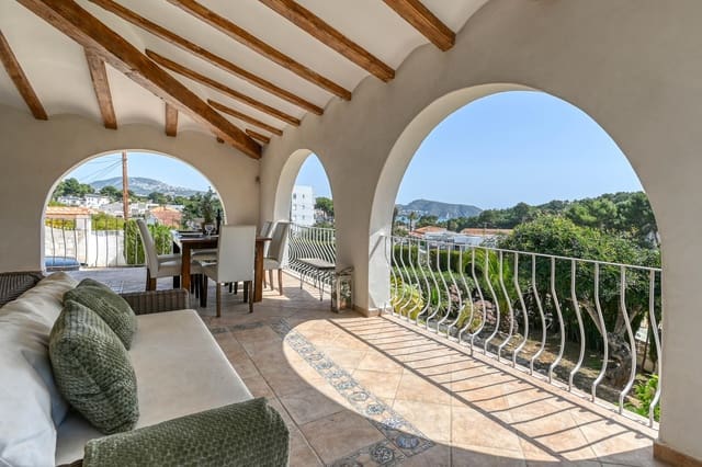 3 quarto Moradia para arrendamento para férias em Moravit - Cap Blanc, Teulada-Moraira com piscina Garagem - 889 € (Ref: 9782940)