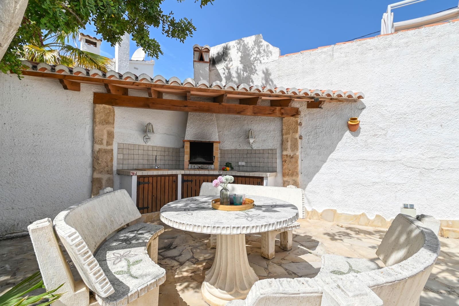 3 quarto Moradia para arrendamento para férias em Moraira com piscina Garagem - 889 € (Ref: 9782940)