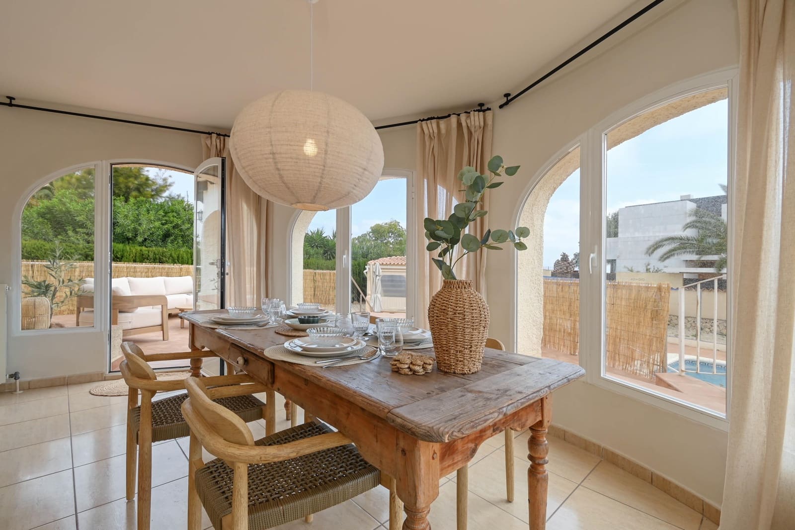 3 sypialnia Willa na kwatery wakacyjne w Javea / Xabia z basenem garażem - 980 € (Ref: 9816941)
