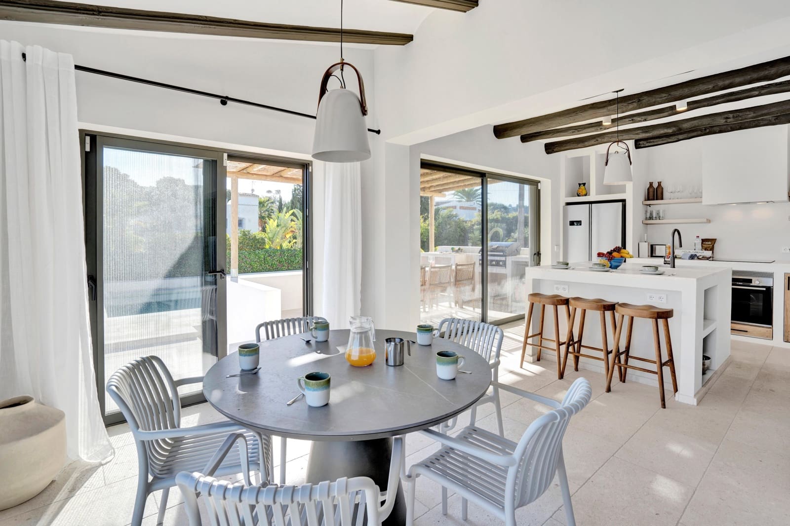 Villa/Maison de 2 chambres de location de vacances à Javea / Xabia avec piscine garage - 1 714 € (Ref: 9828225)
