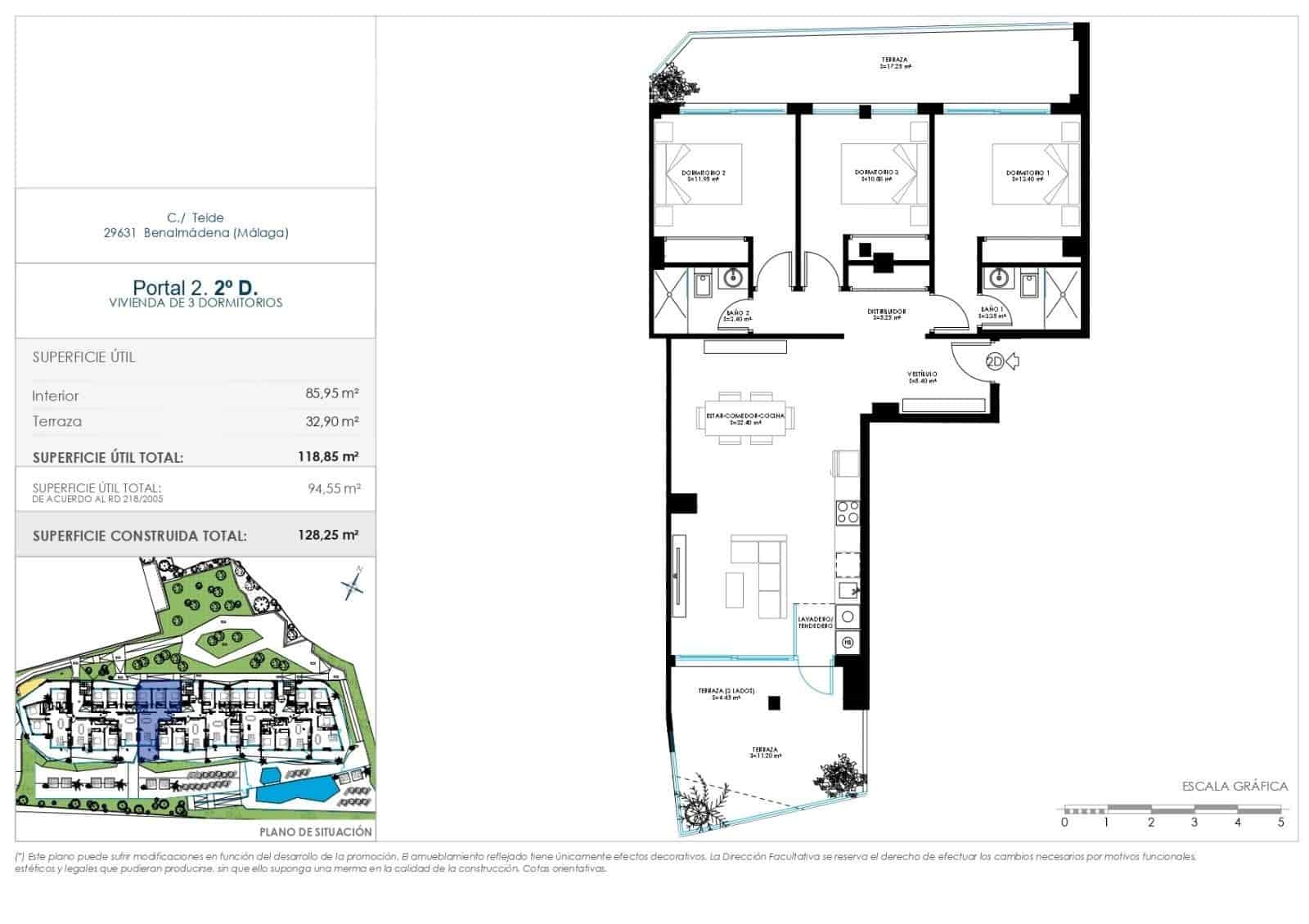 3 soveværelse Lejlighed til salg i Benalmadena med swimmingpool garage - € 475.000 (Ref: 10106535)