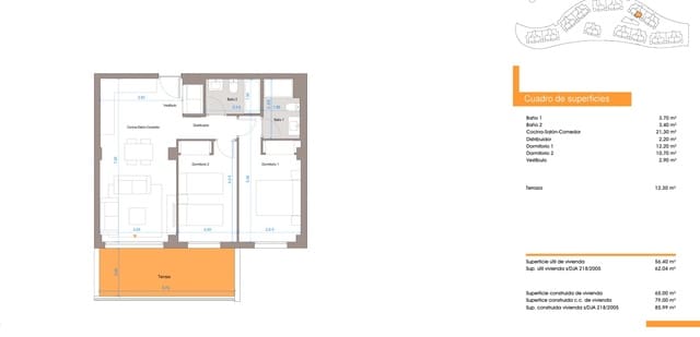 2 sovrum Lägenhet till salu i Vélez-Málaga med pool garage - 265 700 € (Ref: 10132126)