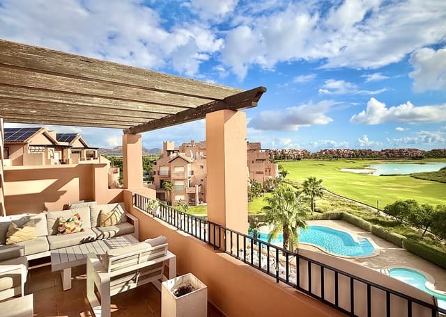 2 soverom Leilighet til salgs i Mar Menor Golf Resort, Torre-Pacheco med svømmebasseng garasje - € 255 000 (Ref: 10160071)