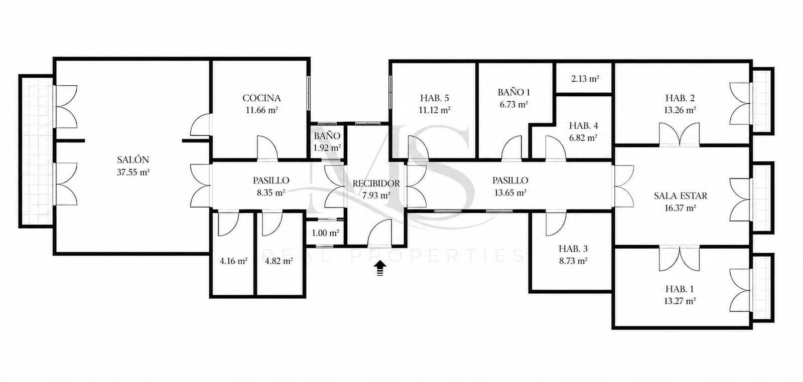 Apartamento de 5 habitaciones en Barcelona ciudad en venta - 1.280.000 € (Ref: 10113248)