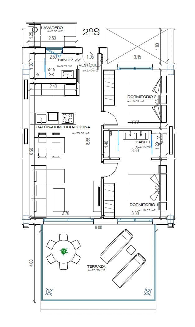 2 soveværelse Lejlighed til salg i Carvajal med swimmingpool garage - € 689.000 (Ref: 10135192)