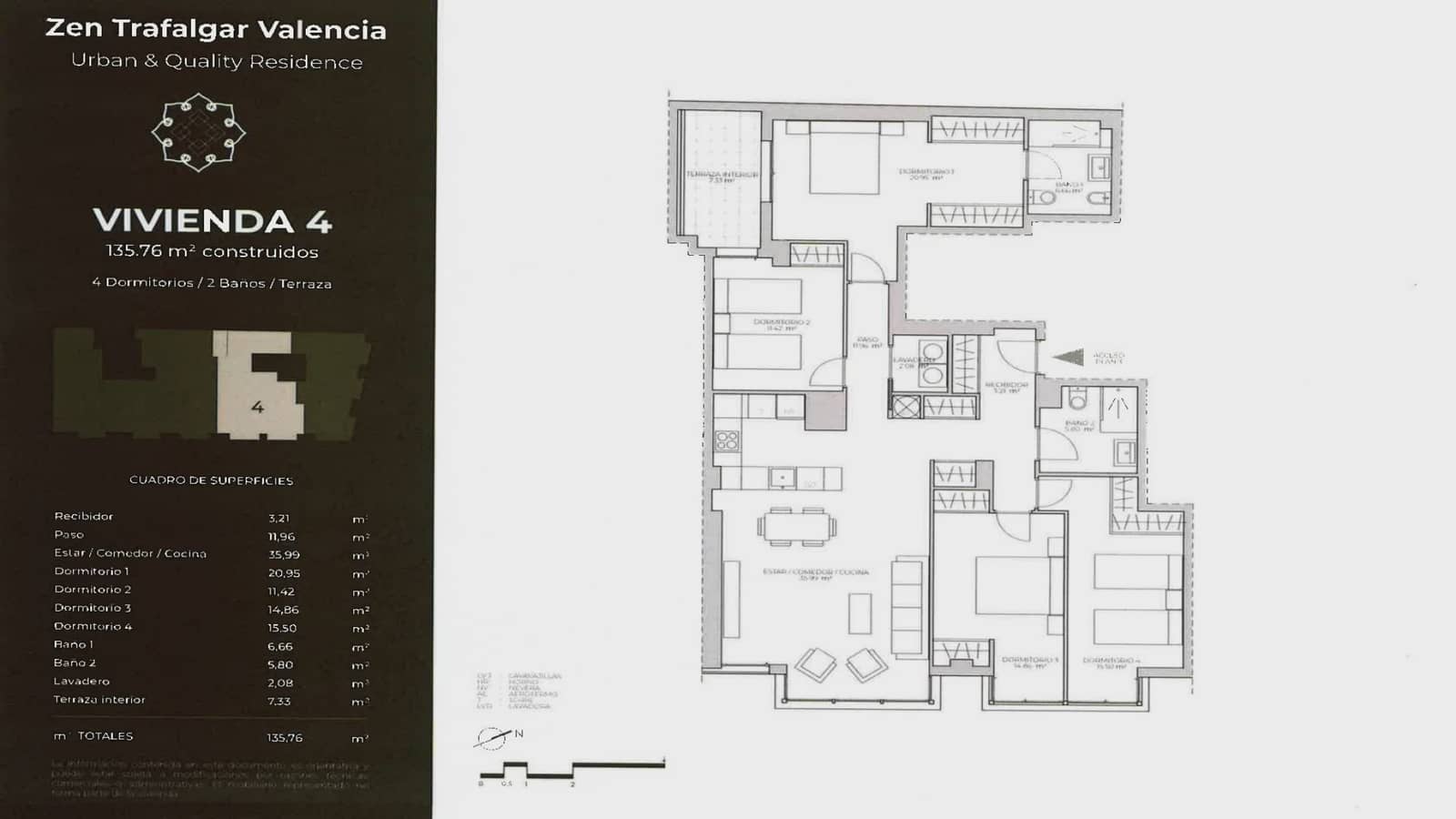4 sypialnia Apartament na sprzedaż w Miasto Walencja z garażem - 625 000 € (Ref: 10135139)