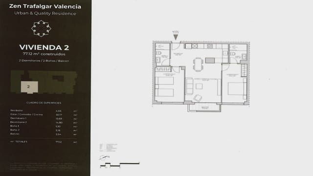 1 sypialnia Apartament na sprzedaż w Camins al Grau, Miasto Walencja z garażem - 395 000 € (Ref: 10135152)