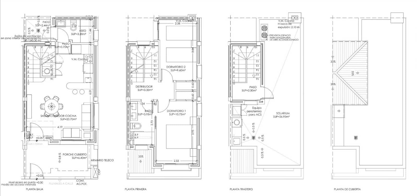 3 sovrum Hus till salu i Torre-Pacheco med pool garage - 229 900 € (Ref: 10160763)