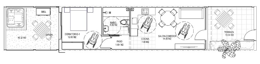 1 slaapkamer Appartement te koop in Vera met zwembad - € 190.000 (Ref: 10161825)