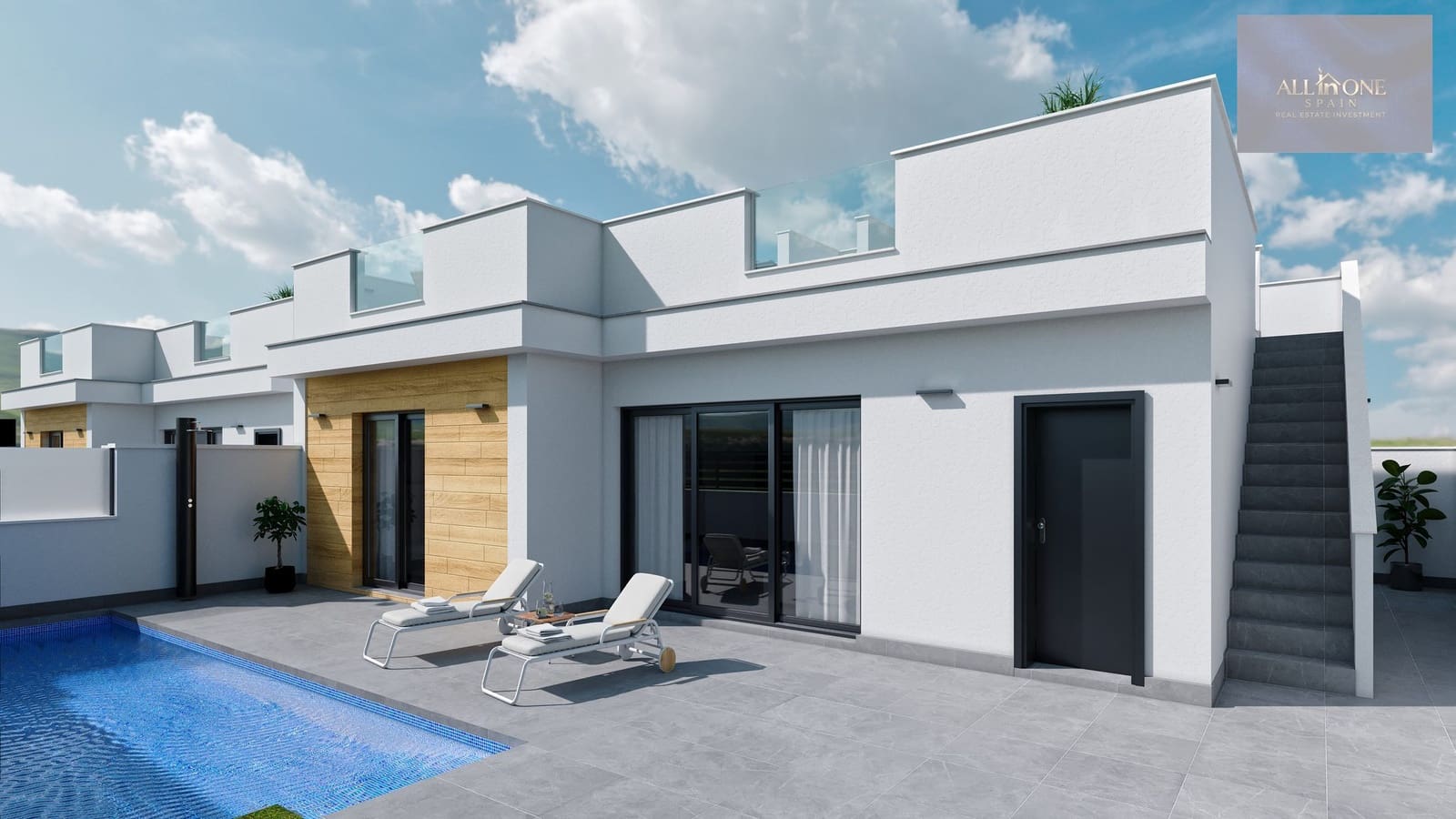 3 bedroom Villa for sale in Roldan with pool garage - € 416,000 (Ref: 10161985)