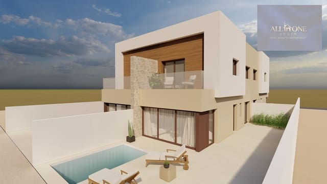 3 sypialnia Dom szeregowy na sprzedaż w San Javier z basenem garażem - 376 500 € (Ref: 10174324)