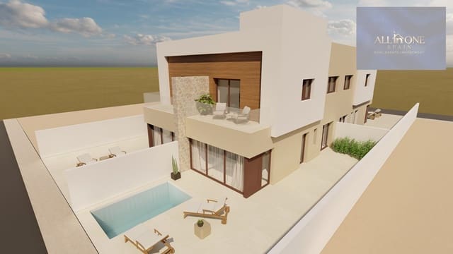 3 sypialnia Dom szeregowy na sprzedaż w San Javier z basenem garażem - 376 500 € (Ref: 10174324)