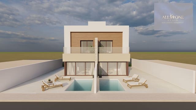 3 sypialnia Dom szeregowy na sprzedaż w San Javier z basenem garażem - 376 500 € (Ref: 10174324)