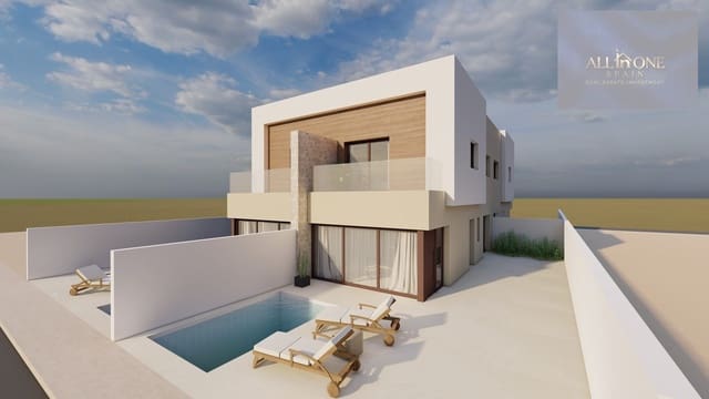 3 sypialnia Dom szeregowy na sprzedaż w San Javier z basenem garażem - 376 500 € (Ref: 10174324)