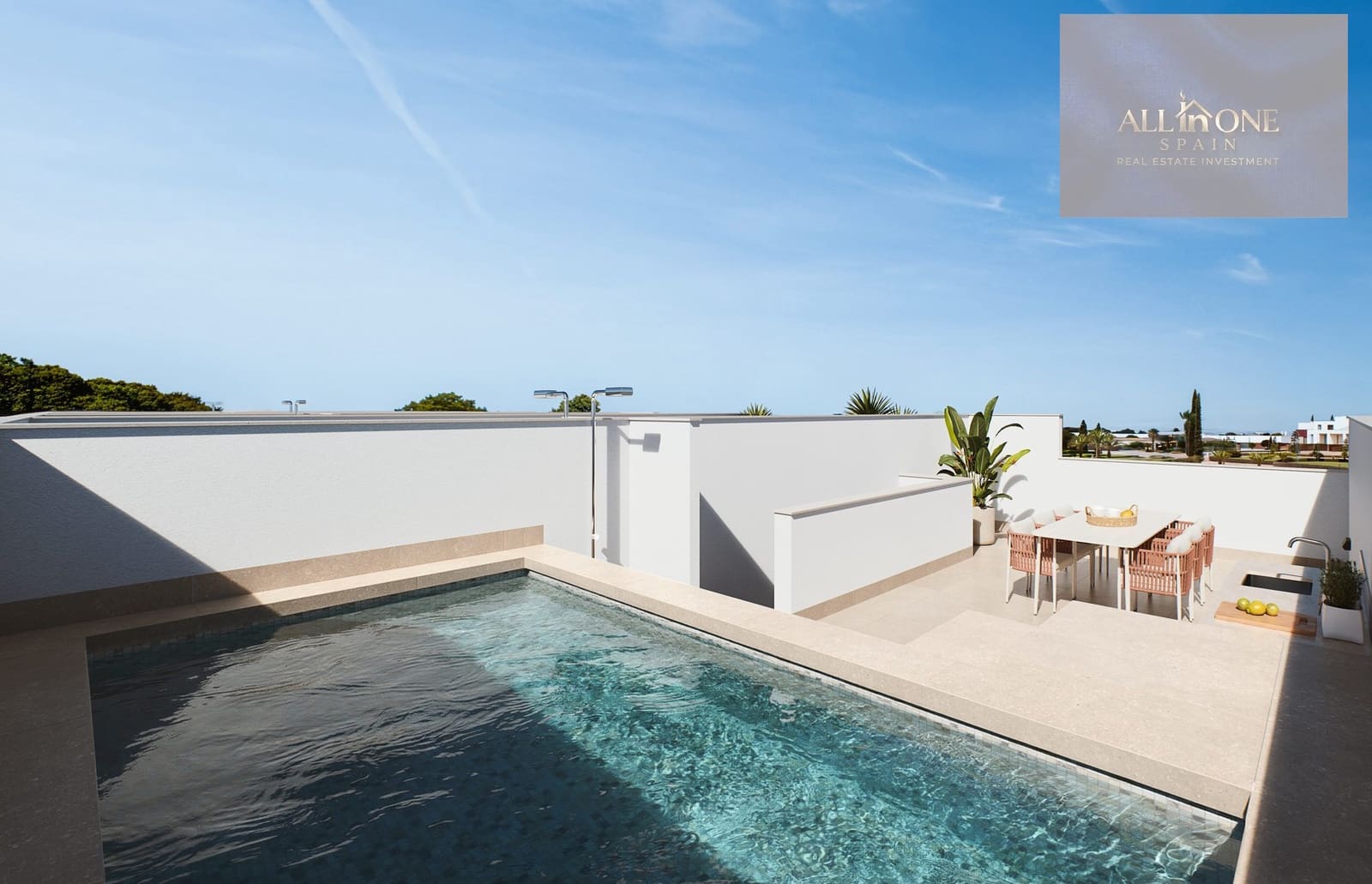 3 bedroom Terraced Villa for sale in San Pedro del Pinatar with pool garage - € 370,000 (Ref: 10174336)