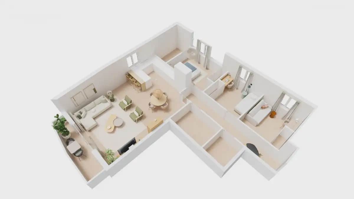 3 sovrum Lägenhet till salu i Ojen med garage - 315 900 € (Ref: 10158197)