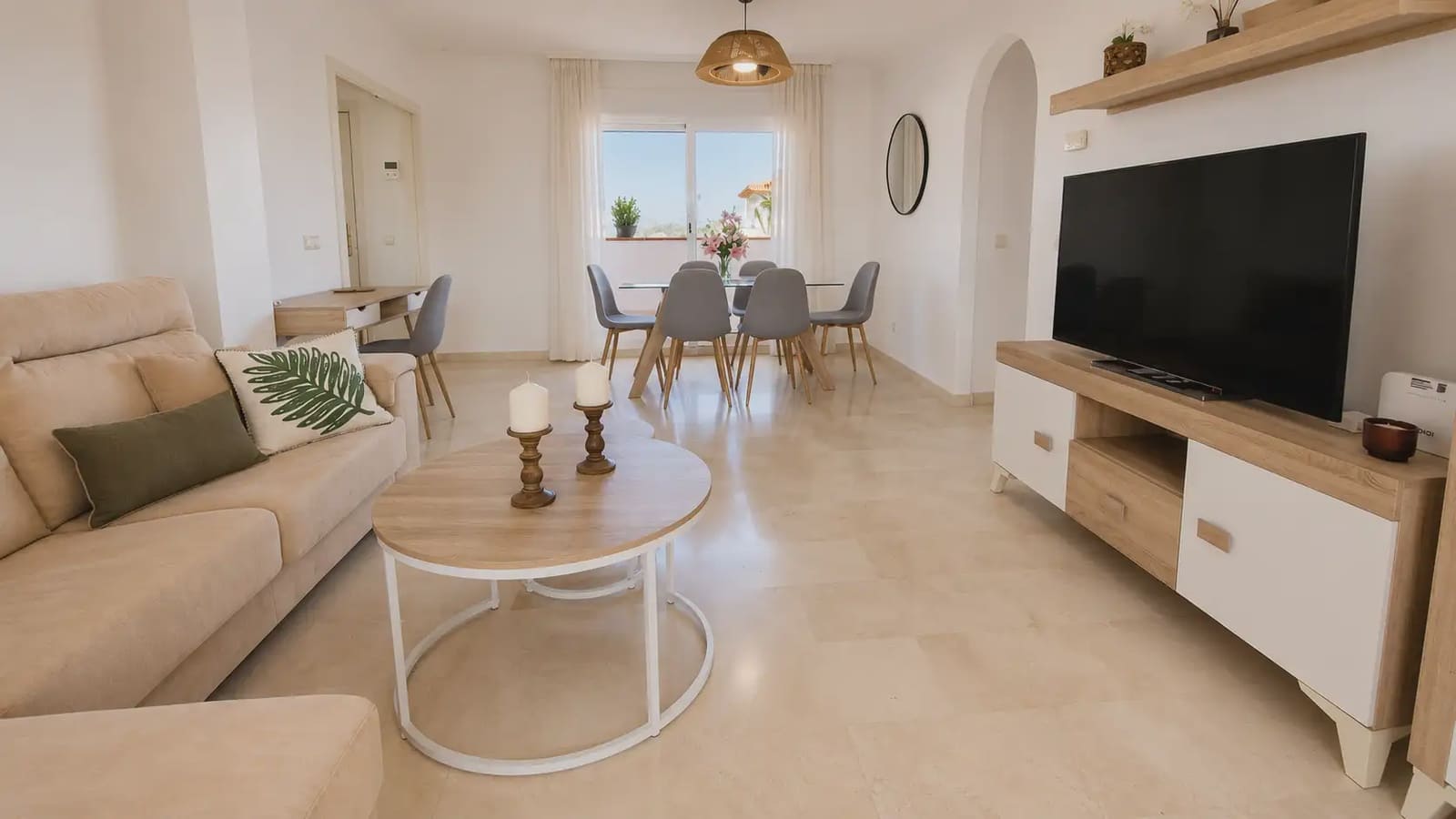 3 quarto Penthouse para arrendar em Mijas com piscina garagem - 1 800 € (Ref: 10158247)