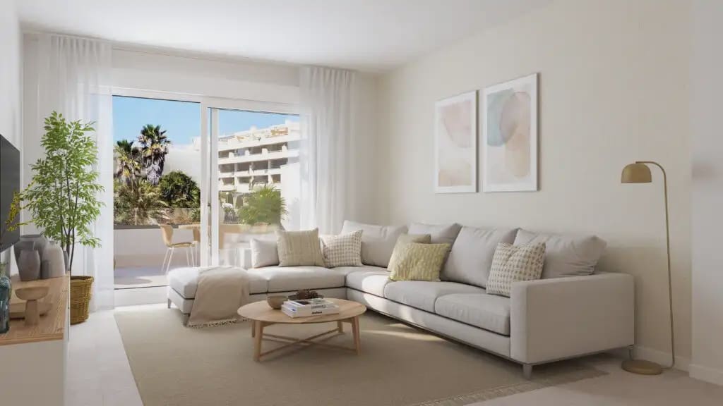 2 bedroom Beach Apartment for sale in Mijas with pool garage - € 491,800 (Ref: 10158250)