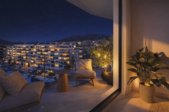 1 quarto Apartamento para venda em Las Flores, Mijas com piscina garagem - 240 000 € (Ref: 10158265)