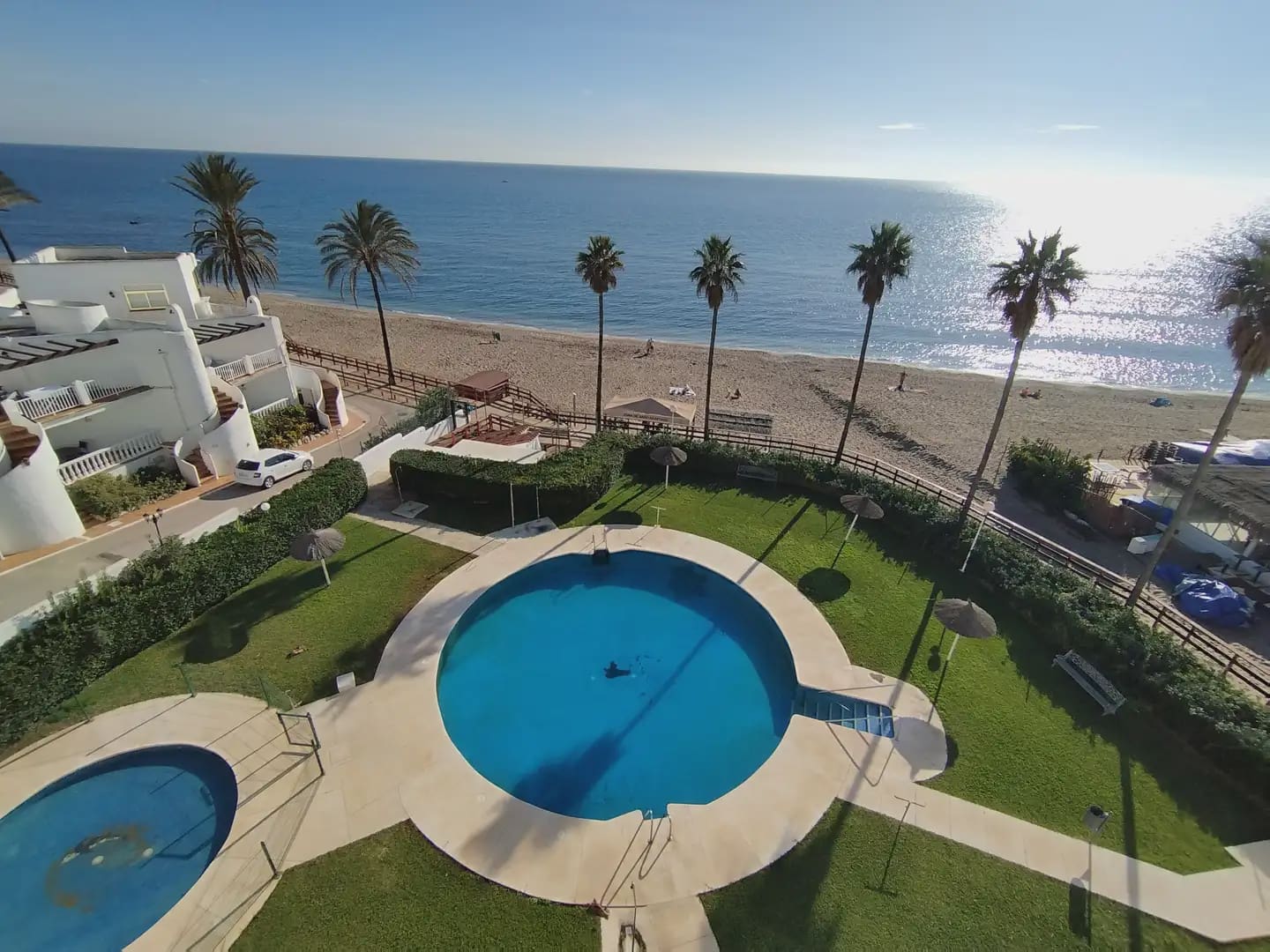 1 sovrum Strandlägenhet att hyra i Mijas med pool - 1 200 € (Ref: 10158289)