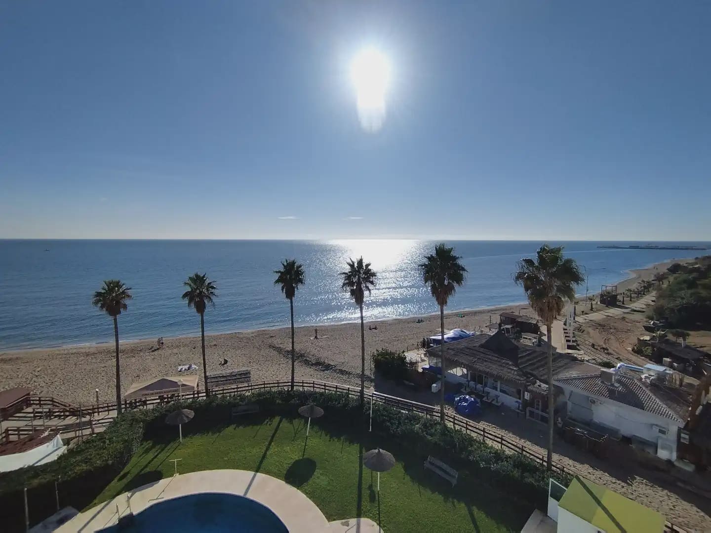 1 sovrum Strandlägenhet att hyra i Mijas med pool - 1 200 € (Ref: 10158289)