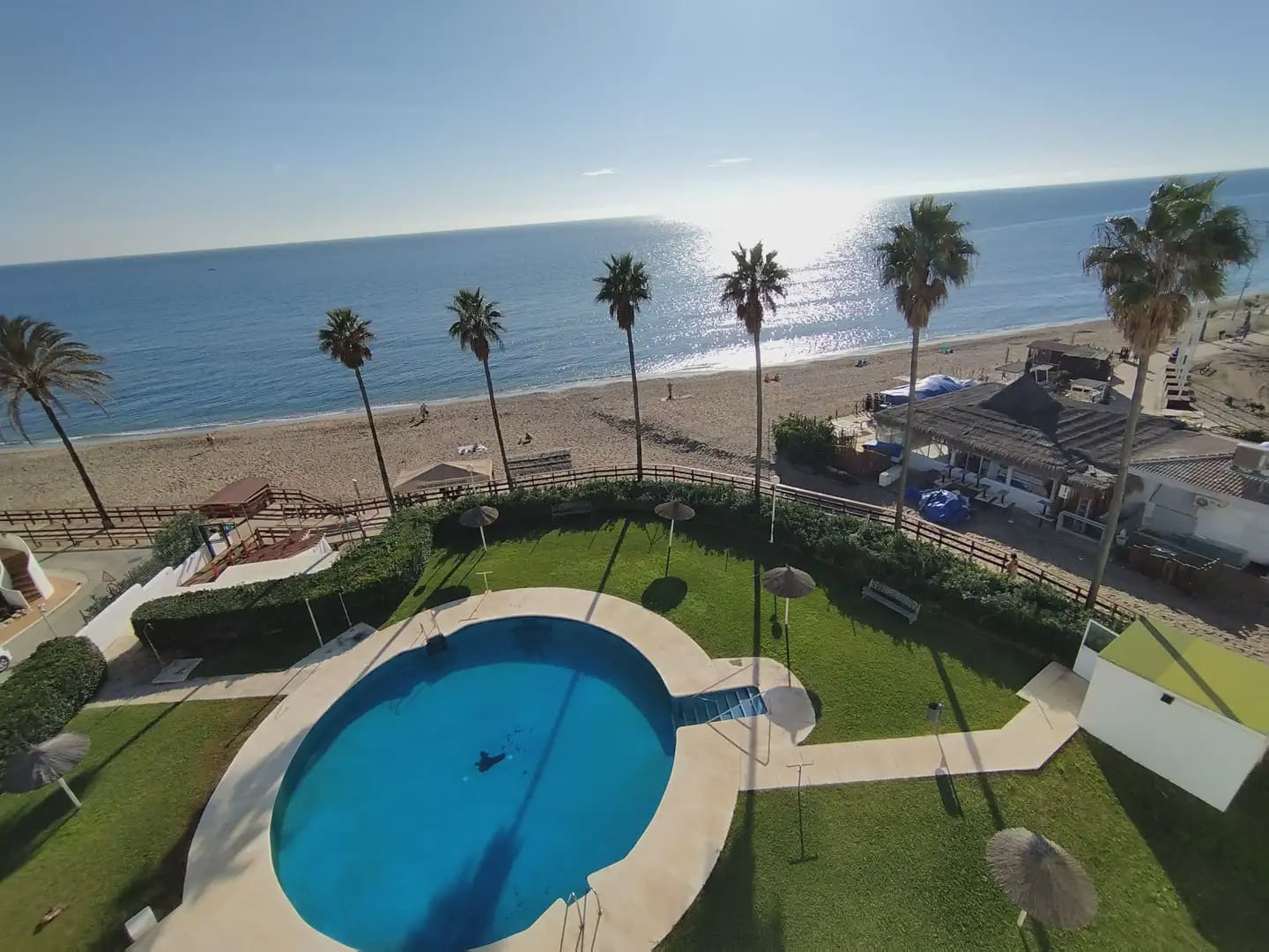 1 sovrum Strandlägenhet att hyra i Mijas med pool - 1 200 € (Ref: 10158289)