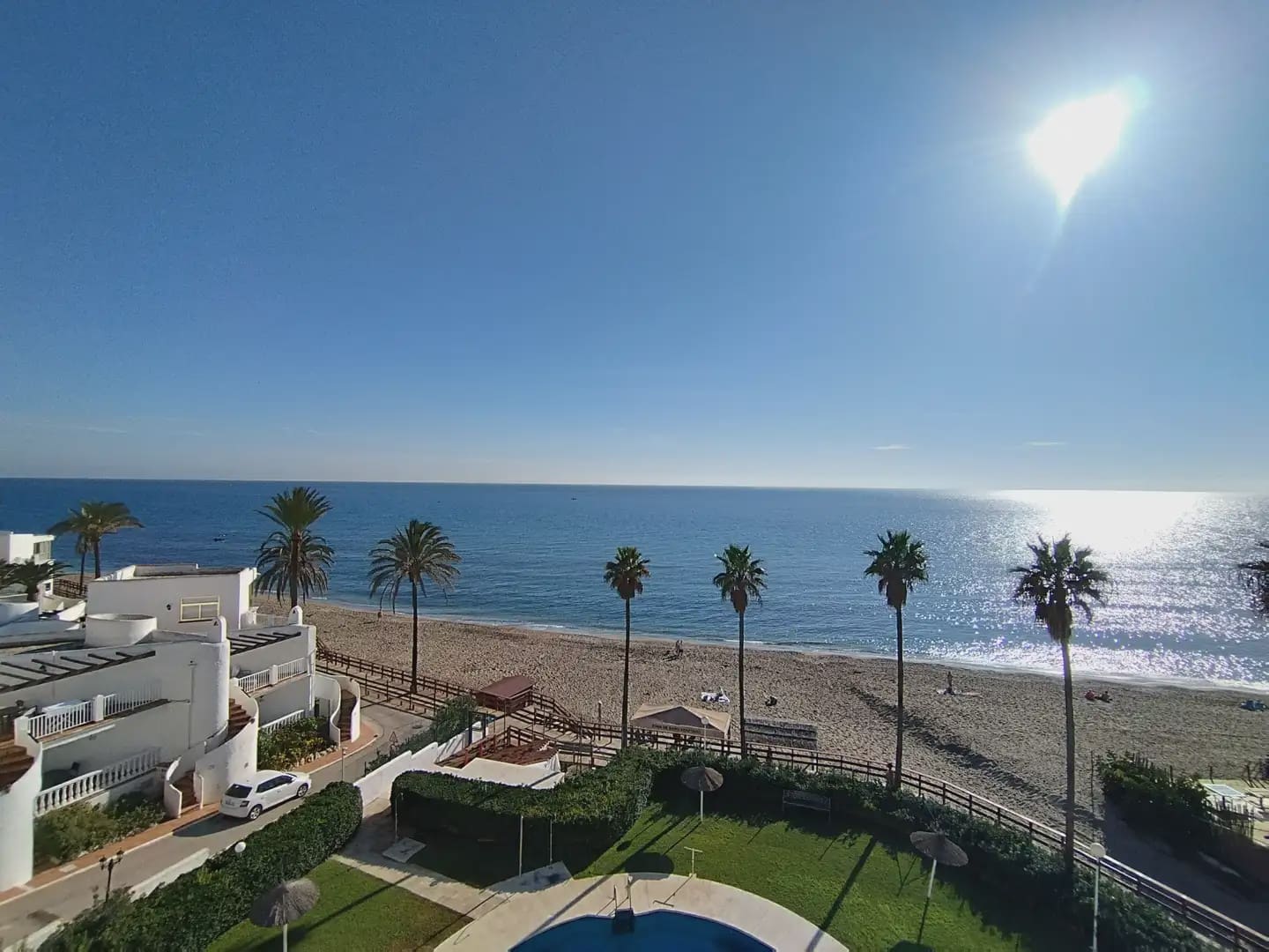 1 sovrum Strandlägenhet att hyra i Mijas med pool - 1 200 € (Ref: 10158289)