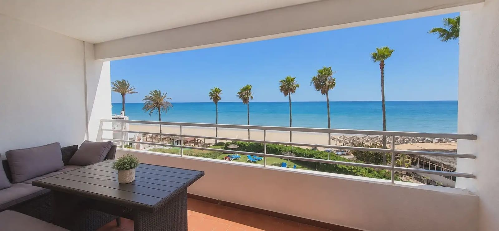 1 sovrum Strandlägenhet att hyra i Mijas med pool - 1 200 € (Ref: 10158289)