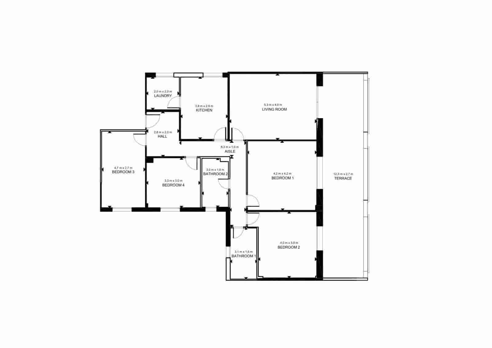 4 Zimmer Penthouse zu verkaufen in Granada Stadt mit Garage - 540.000 € (Ref: 10171969)