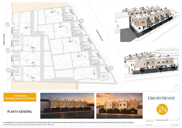 3 slaapkamer Halfvrijstaande villa te koop in Cúllar Vega - € 365.000 (Ref: 10171990)