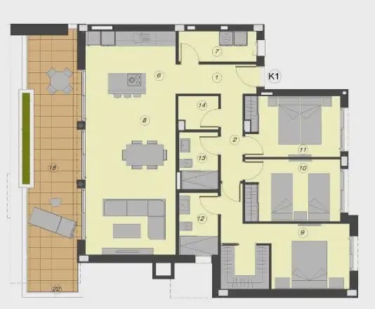 3 bedroom Flat for sale in Estepona with pool garage - € 732,000 (Ref: 10170046)