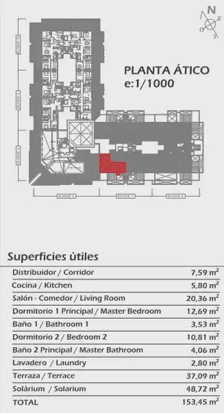 2 slaapkamer Penthouse te huur in Marbella met zwembad - € 2.600 (Ref: 10170058)