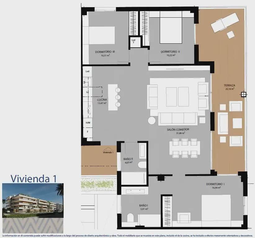3 sypialnia Mieszkanie na sprzedaż w Marbella z basenem garażem - 607 500 € (Ref: 10170076)