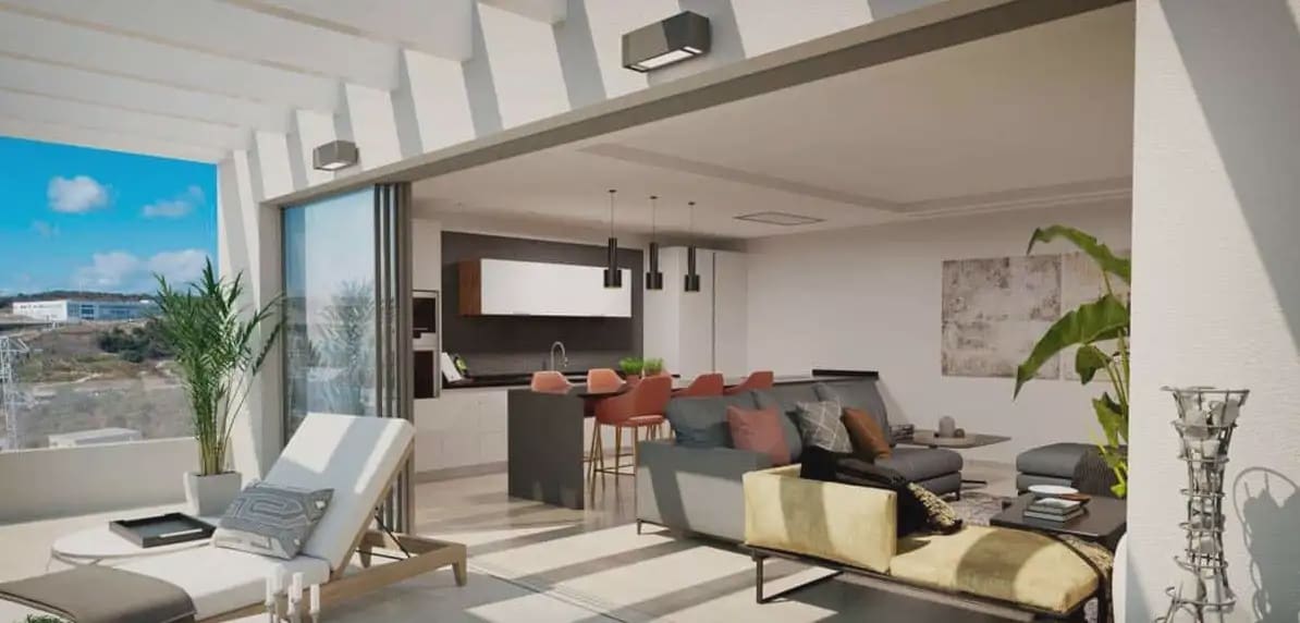 3 sypialnia Penthouse na sprzedaż w Estepona z basenem garażem - 1 175 000 € (Ref: 10170123)