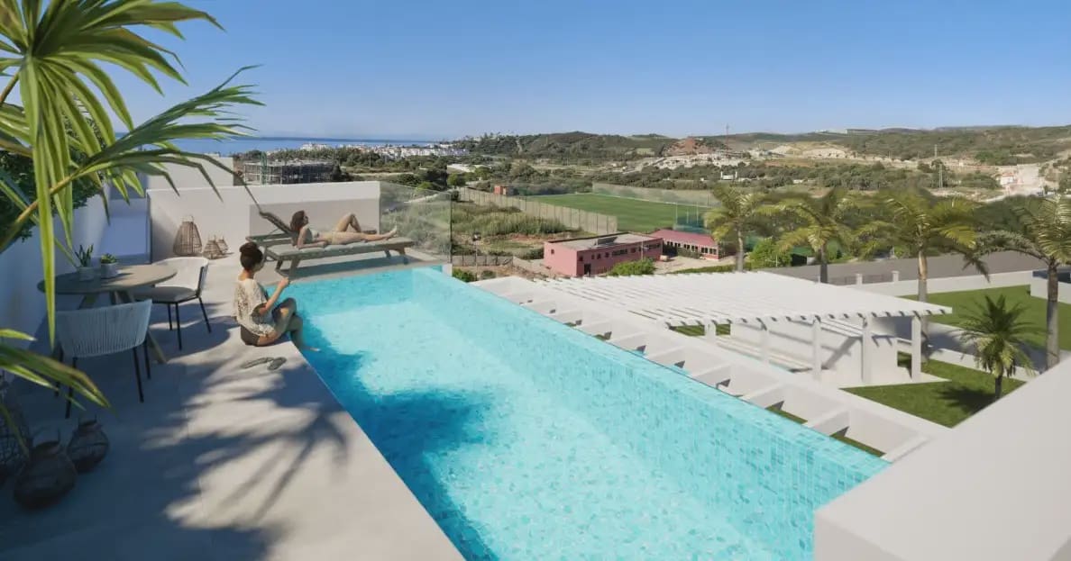 3 sypialnia Penthouse na sprzedaż w Estepona z basenem garażem - 1 175 000 € (Ref: 10170123)