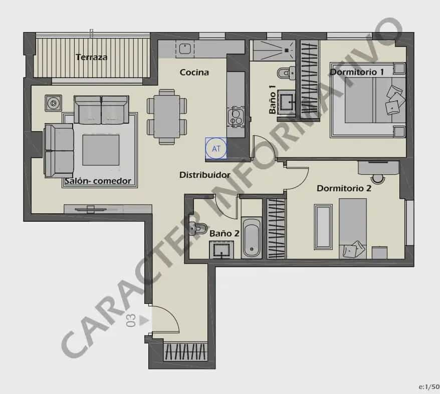 2 bedroom Beach Apartment for sale in Marbella with pool garage - € 375,000 (Ref: 10170139)