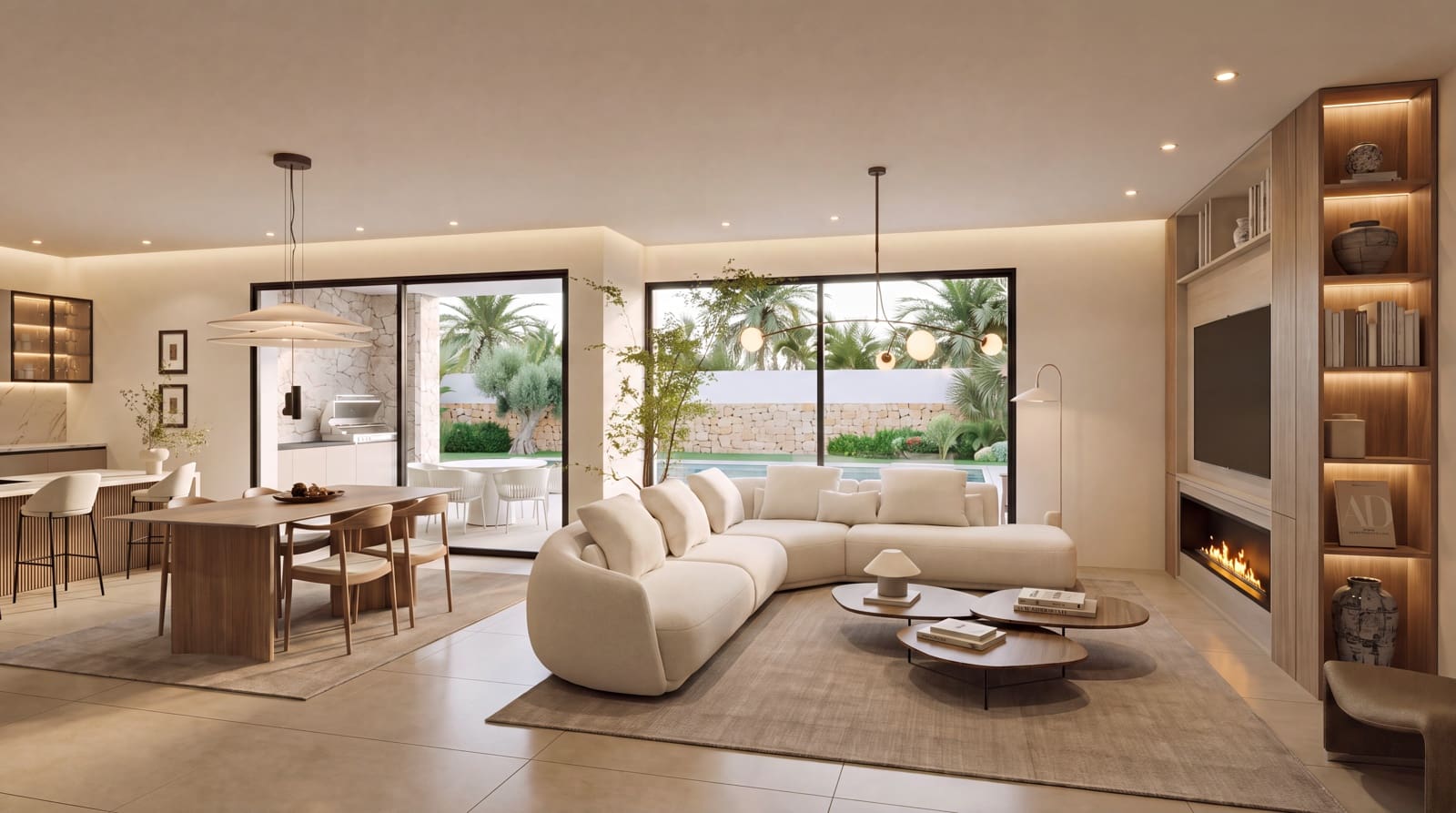 4 soveværelse Byhus til salg i Javea / Xabia med swimmingpool garage - € 1.580.000 (Ref: 10170154)