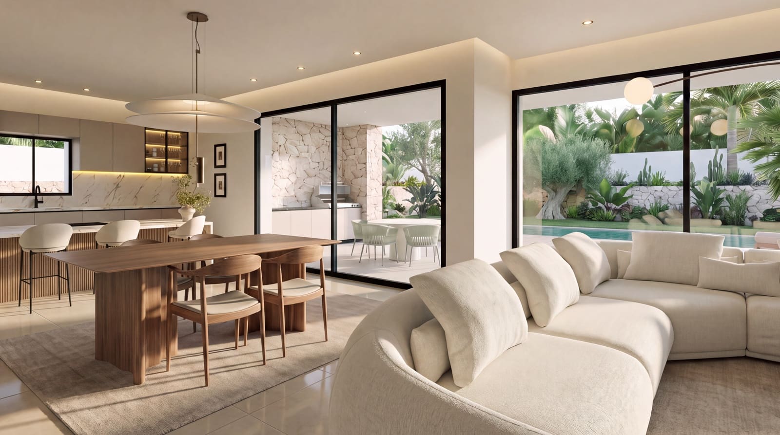 4 soveværelse Byhus til salg i Javea / Xabia med swimmingpool garage - € 1.580.000 (Ref: 10170154)