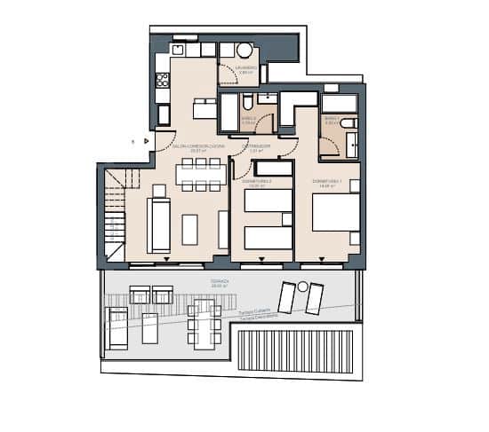 2 soveværelse Lejlighed til salg i Torre de Benagalbon med swimmingpool garage - € 525.000 (Ref: 8310615)