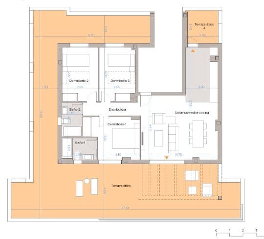 3 soverom Penthouse til salgs i Caleta de Velez med svømmebasseng garasje - € 410 100 (Ref: 8322531)