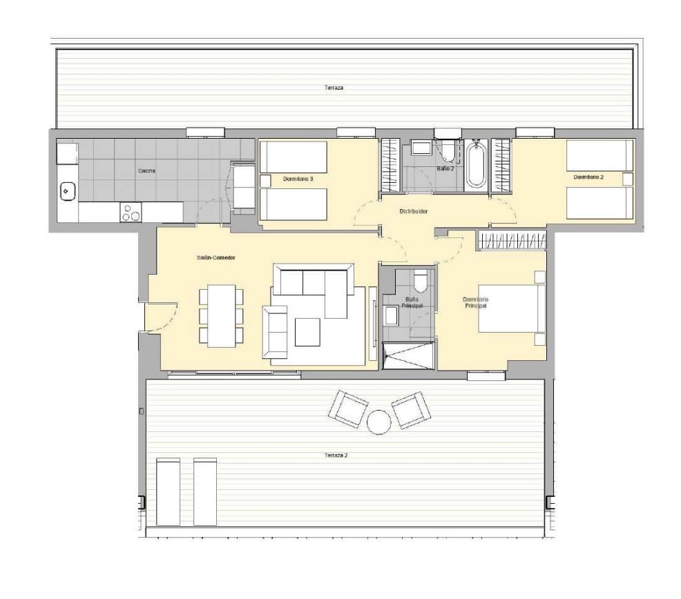 3 bedroom Apartment for sale in Malaga city with pool garage - € 403,000 (Ref: 9455808)