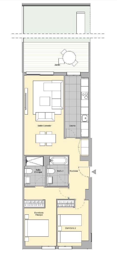 2 soverom Leilighet til salgs i Malaga by med svømmebasseng garasje - € 324 000 (Ref: 9455809)