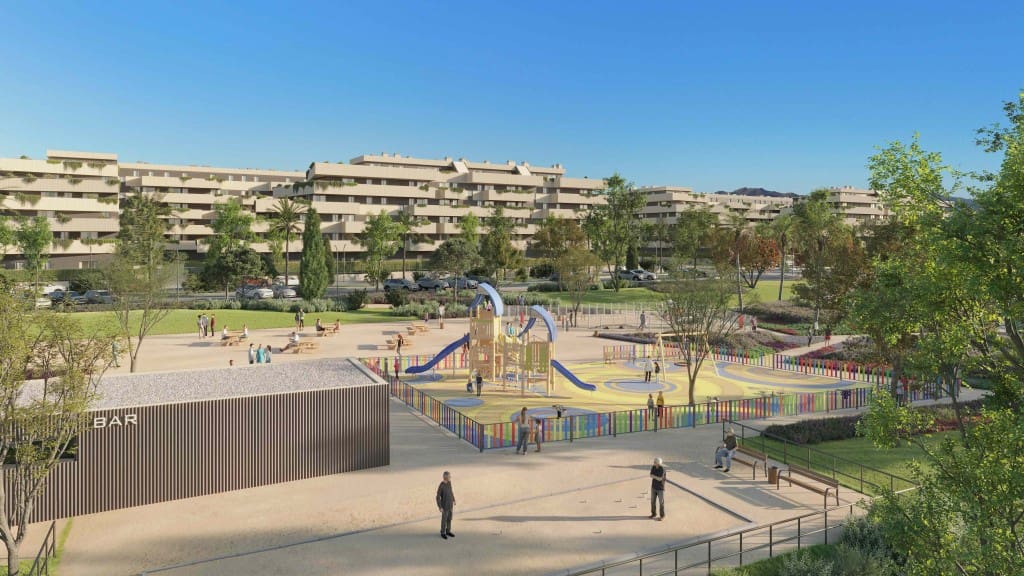 2 soverom Leilighet til salgs i Malaga by med svømmebasseng garasje - € 324 000 (Ref: 9455809)