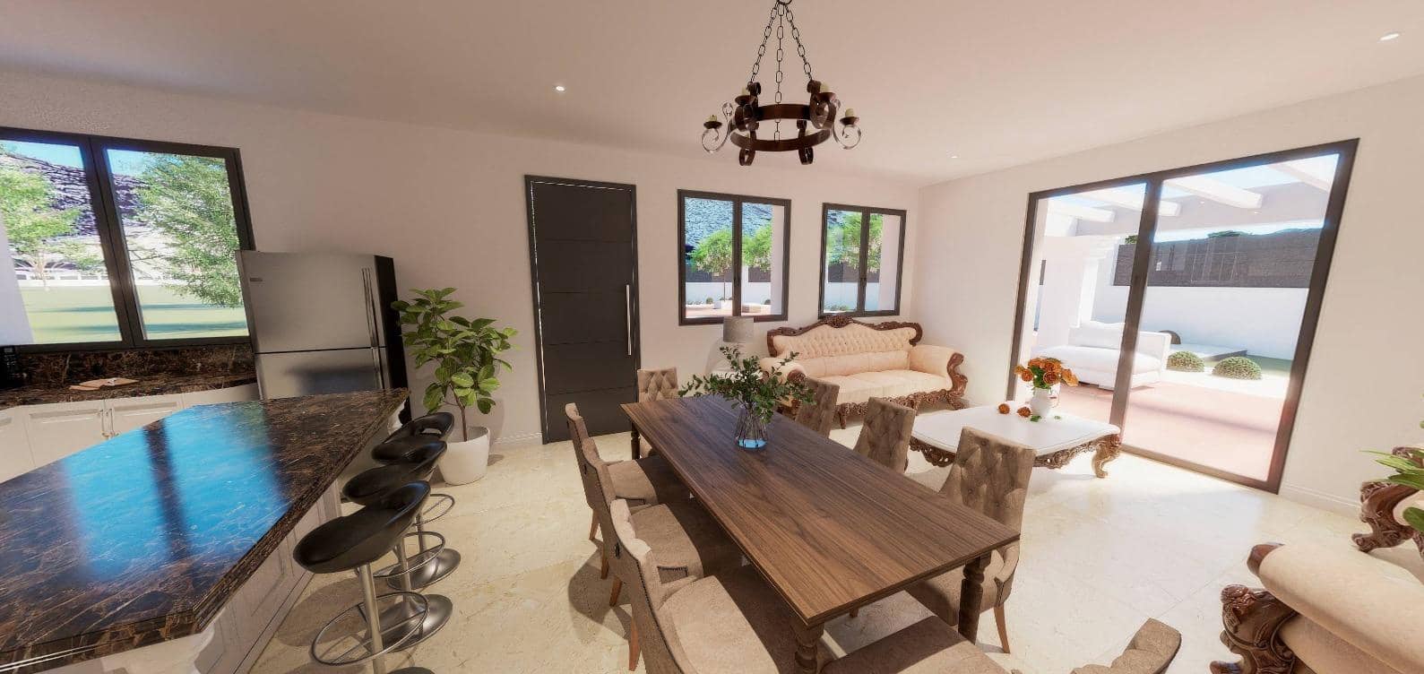 4 sypialnia Finka/Dom wiejski na sprzedaż w La Romana z basenem garażem - 399 000 € (Ref: 10060389)